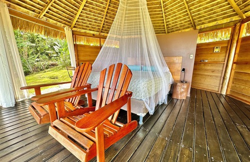 Puerto Jimenez Cabin | Open Cabin in the Jungle, sea View, Campfire and Breakfast