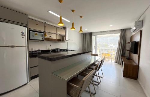 Governador Celso Ramos Apartment | Orbe Residence Apto para 8 pessoas na Praia de Palmas