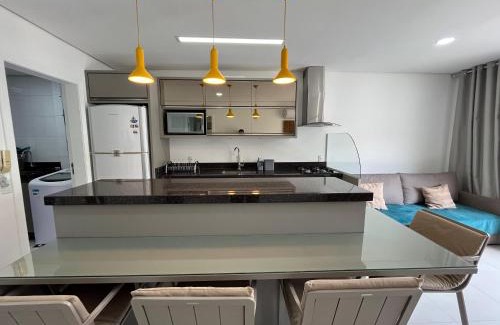 Governador Celso Ramos Apartment | Orbe Residence Apto para 8 pessoas na Praia de Palmas
