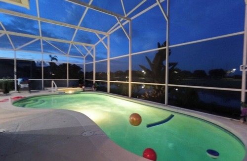 Ridgewood Lakes House | Orlando Davenport by Disney with pool and spa and view to the lake Golf Course