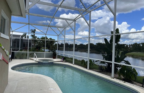 Ridgewood Lakes House | Orlando Davenport by Disney with pool and spa and view to the lake Golf Course