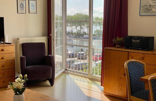 Orth Apartment | Orth B16 - great harbor and Baltic Sea view