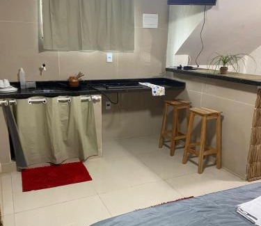 Praia da Vila Apartment | Os Piratas Tiki bar