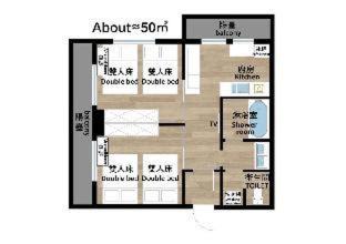 Naniwa Apartment | Ostay Vermillion Namba