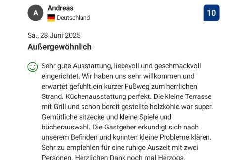 Zempin Apartment | Ostsee-Urlaub-Zempin direkt am Küstenwald, nur wenige Minuten zum Strand, optimal für Paare mit einem Hund bis 40cm