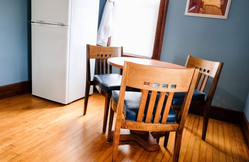 Anchorville Apartment | Our Aft Cabin is clean & comfy & comes with boat slip & trailer parking!