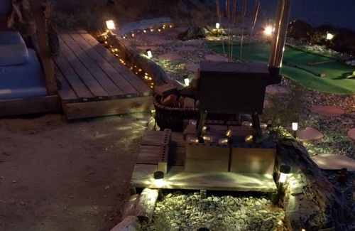 Cabazon Cabin | Our Off-Grid Tiny Cabin awaits you and your desert adventure. Sleeps up to 3.
