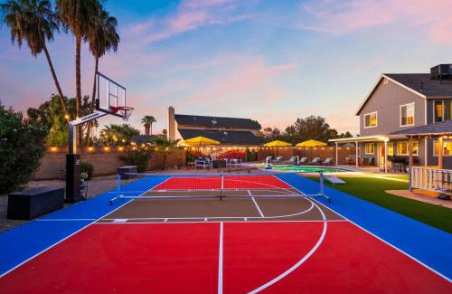 Liberty Square House | Outdoor Oasis Pool Sport Court Arcade Put Put