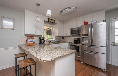Cary House | Outdoor Oasis - Secluded Pool, Hot Tub, Fireplace