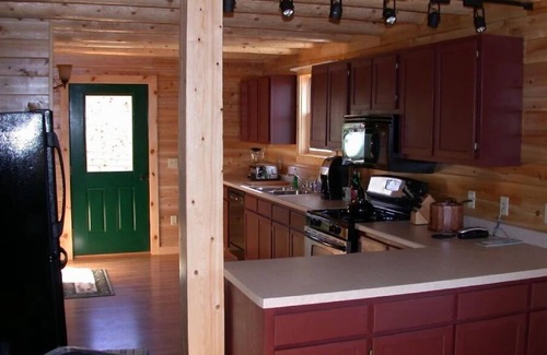 Pittsburg Cabin | Owl's Nest- Beautiful, spacious log home, sleeps up to 8, pet friendly