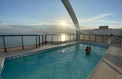 Boqueirao Apartment | Pôr do Sol Inesquecível: Vista para o Oceano
