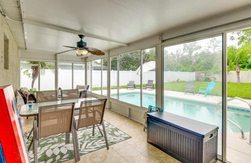 Palm Coast House | Palm Coast Comfort Family Home with Lanai, Big Yard