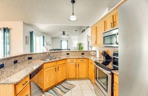 Palm Coast House | Palm Coast Comfort: Family Home w/Lanai, Big Yard