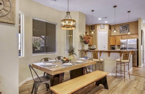 Desert Hot Springs Villa | Palm Luxury Villa w/hot tub, private pool, putting green, remote work