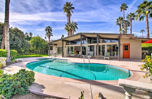Palm Springs House | Palm Springs Oasis with Pool and Golf Course Views!