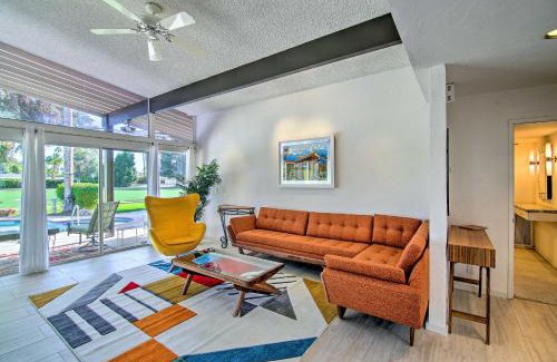 Palm Springs House | Palm Springs Oasis with Pool and Golf Course Views!