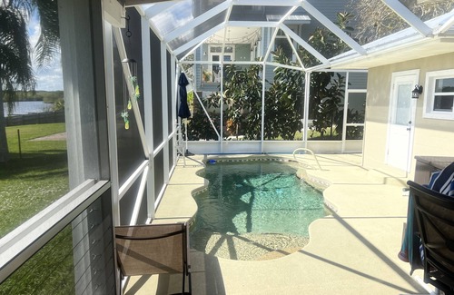 Tillman House | Palms Paradise. Heated Pool. Waterfront. Near Space Coast Beaches.