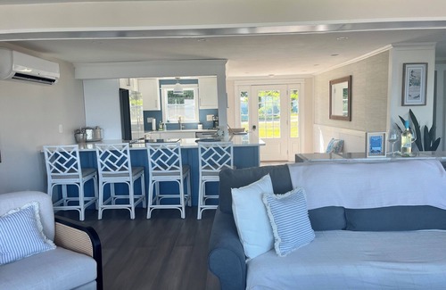 Plymouth House | Panoramic Cape Cod Bay Views with Private Sandy Beach