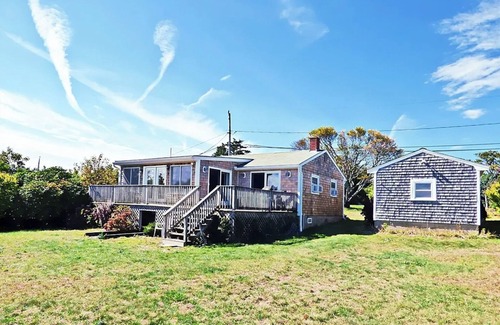 Plymouth House | Panoramic Cape Cod Bay Views with Private Sandy Beach