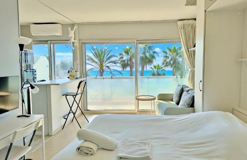 Cros-de-Cagnes Apartment | Panoramic Sea View Studio 24h Checkin