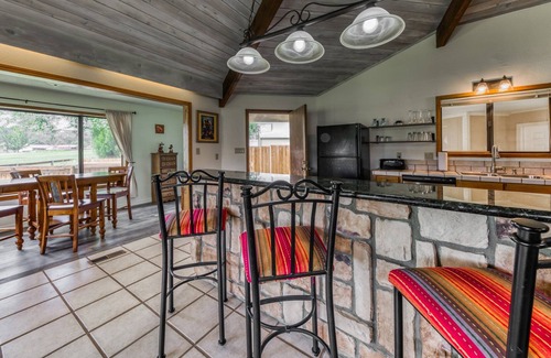 Ruidoso Ski Chalet | Par Fore the Course: Dog Friendly, Level Entry 3 Bedroom with a View of the Course!