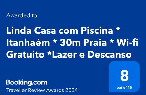 Raul Cury House | Paraíso Beira Mar, Casa Temporada Itanhaém, 30m Praia, Vista Mar, Piscina, Hidro, Wi-Fi 500 mb, Snooker, Churrasqueira, Garagem Grande, Lazer e Descanso