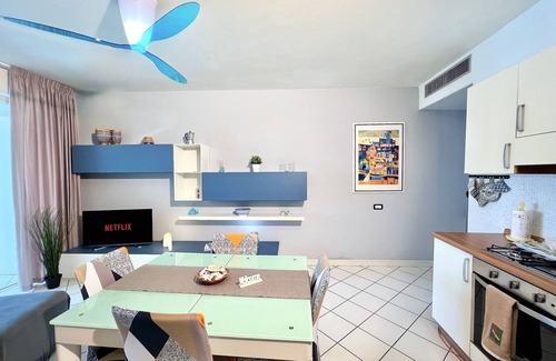 Porto Recanati Apartment | Paradiso Azzurro, two steps to the beach with Pool