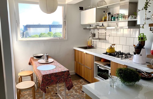 Quartier du Pont-de-Flandre Apartment | Paris 19eme, 70m2 + Balcony, on the waterfront