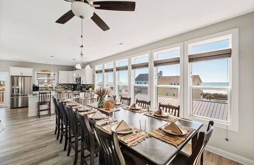 North Topsail Beach House | Pasture to Paradise #126 - Private Pool, Ocean Views, Dog Friendly, Elevator!