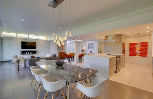 Palm Desert House | Patio, Grill & Mtn Views: Luxe Home in Palm Desert