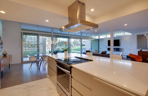 Palm Desert House | Patio, Grill & Mtn Views: Luxe Home in Palm Desert