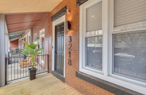 North Philadelphia West Apartment | Patio Paradise Central City 2BR Philly