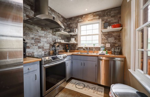 Clarkesville Cottage | Pawsibilities - Pet Friendly with Game Room and Hot Tub!