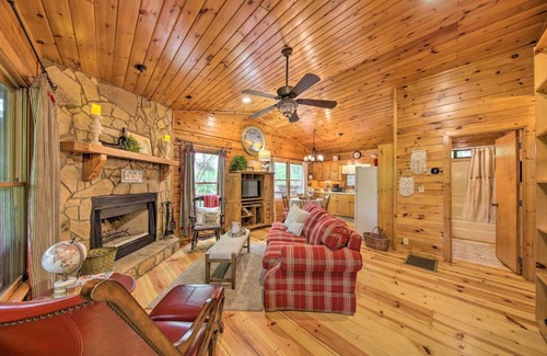 Blue Ridge House | Peaceful Blue Ridge Cabin with Decks and Fire Pit