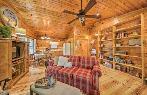 Blue Ridge House | Peaceful Blue Ridge Cabin with Decks and Fire Pit