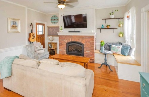 Hamilton House | Peaceful Century Home with games room, multi-level porches and relaxing fire pit