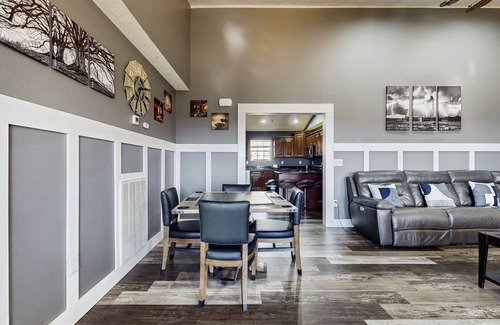 Kodak Cabin | Peaceful family-friendly home with games, hot tub, fire pit, and great location!
