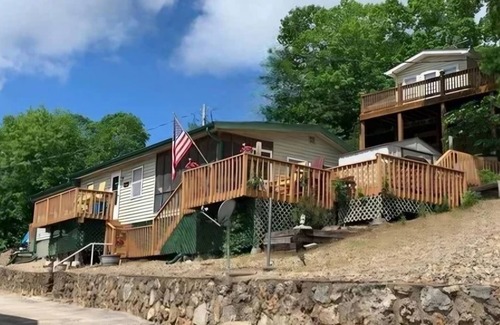 Gravois Mills House | Peaceful family lake front home. Pets welcome! Make memories here