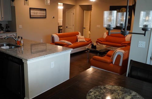 Buford House | Peaceful Family Retreat, Cozy Fireplace, Ping Pong, & Fenced Backyard Oasis