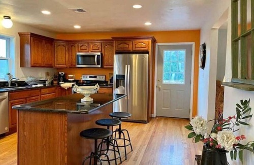 Woodridge House | Peaceful Lake House Sauna,Hot tub,& Pool getaway in the Catskills