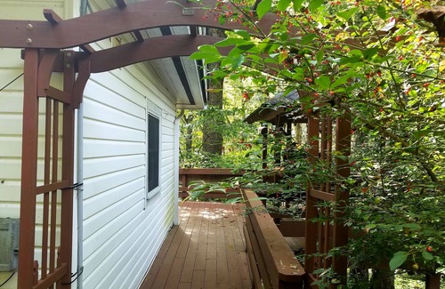 Cattail Creek Cottage | Peaceful Mountain Cottage, Deck with Gazebo