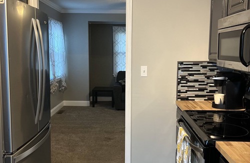 Kettering House | Peaceful ranch home with fenced yard
