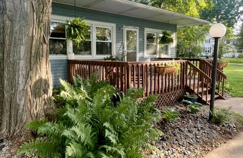 Benton Harbor House | Peaceful River House steps to River! House equipped for children!