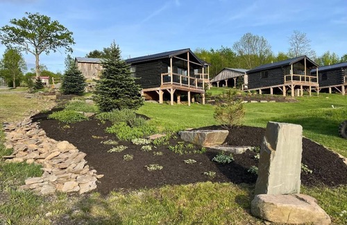 Thompson RV Rental | Peaceful Summer Cabins for Families w/Hot Tub, Firepit, Mountain Views & Trails