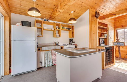Wells Cabin | Peaceful Wells Retreat w/Deck & Water Views