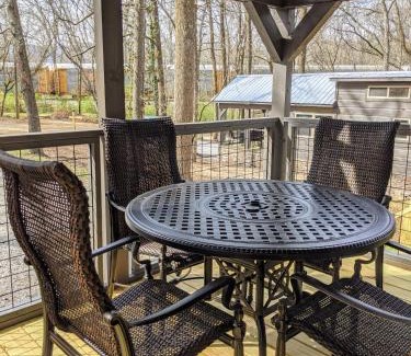 Lookout Valley Neighborhood Association House | Peggers Cabin Luxury Rustic Tiny Cabin Spa