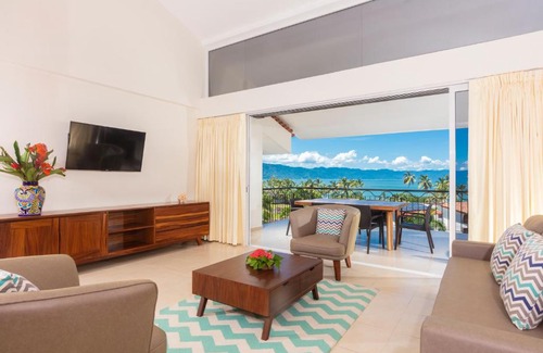 Las Glorias Apartment | Penthouse dos habitaciones, dos baños, vista al mar - Hotel Costa Club Punta Arena