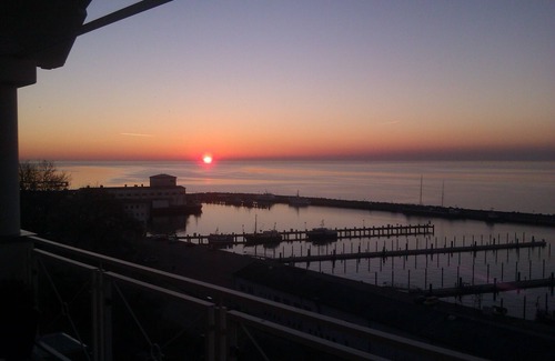 Sassnitz Apartment | Penthouse meerWert in the FIRST ROW by the sea with a fantastic 180 degree view