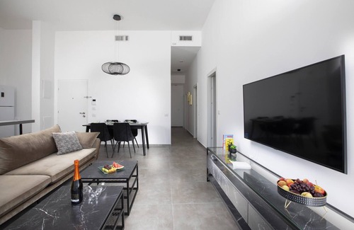 Nahariya Apartment | Penthouse Sunset Balcony by Sea N' Rent