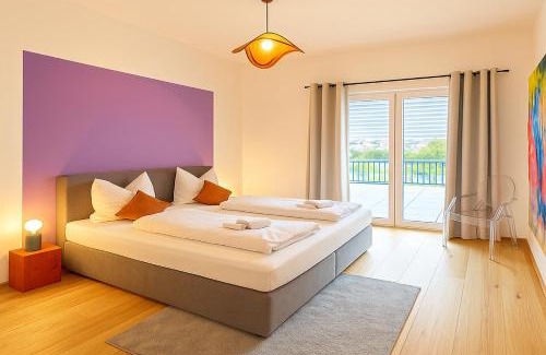Passau Apartment | Penthouse Vogelnest 130 qm - BBQ - Dachterrasse